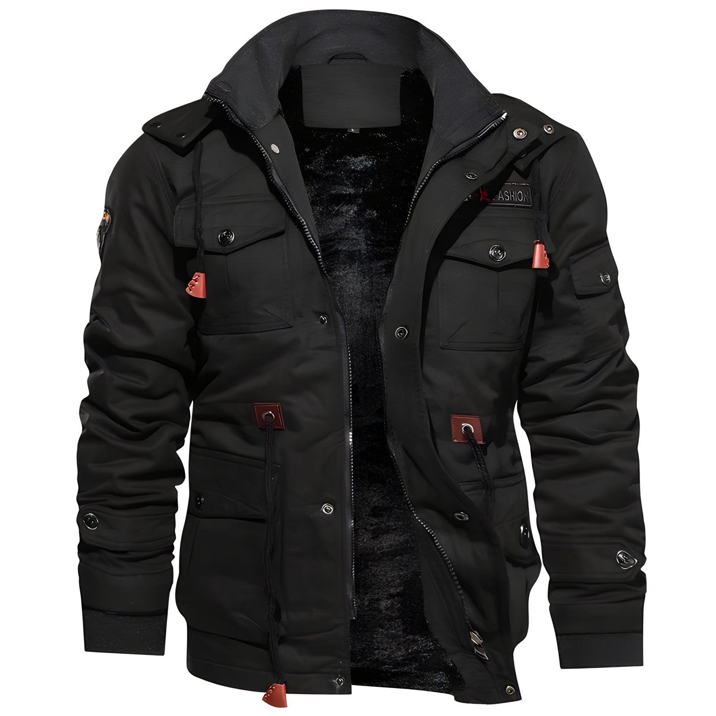 Men's Zipper Jacket Multi-Pocket