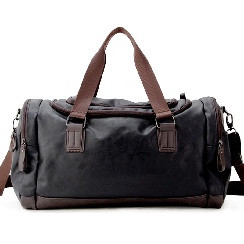 Men's Two-Tone Duffel Travel Bag Durable - Vonnera