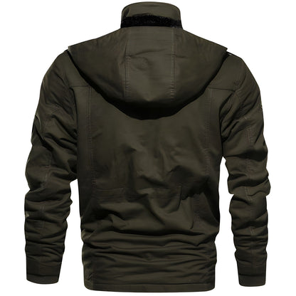 Men's Zipper Jacket Multi-Pocket