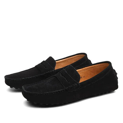 Men's Suede Loafers Italian Style