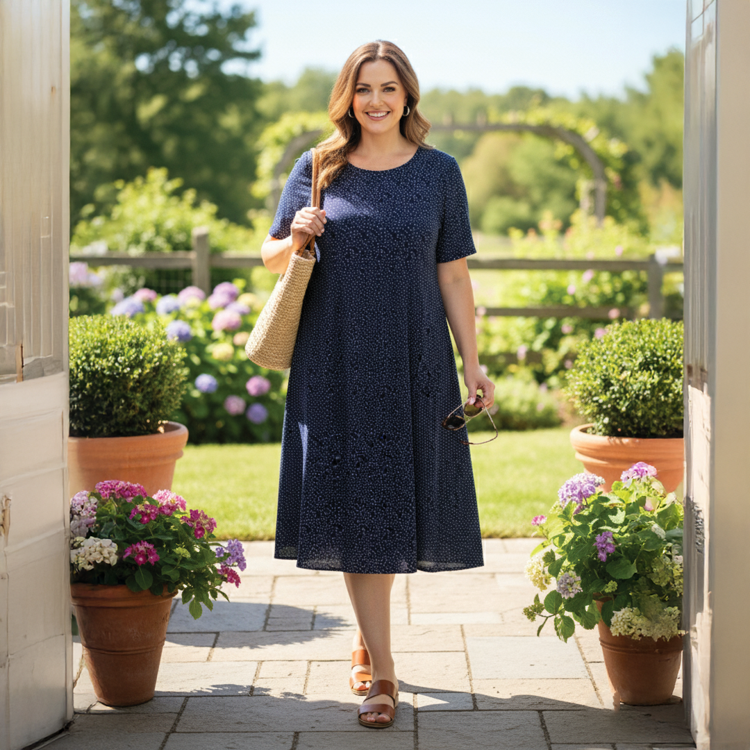 Chic Floral Short Summer Dress