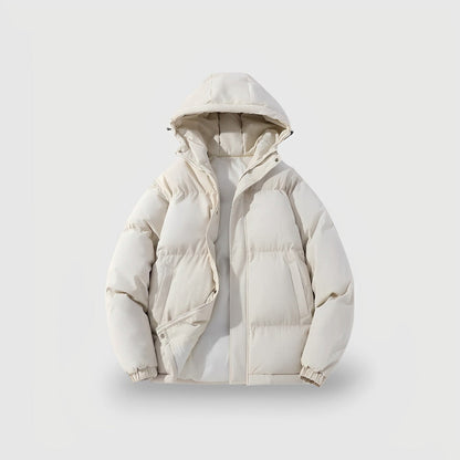 Women's Insulated Hooded Puffer Jacket Quilted Water Resistant Black