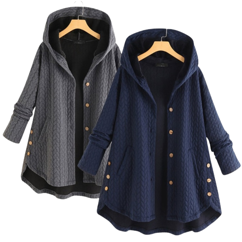 Women's Insulated Winter Jacket Warm Waterproof Black - Vonnera