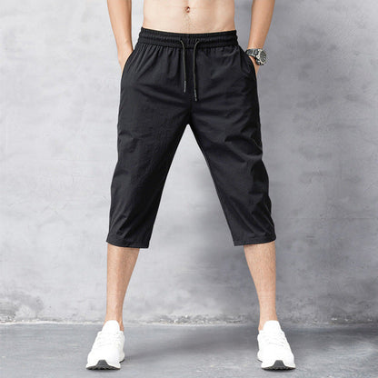 Men's Elastic Waist Drawstring Shorts - Vonnera