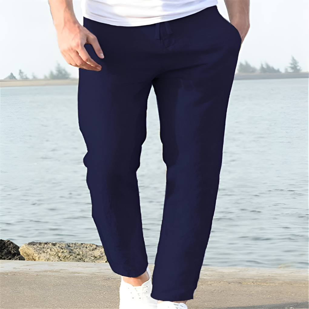 Men's Linen Casual Trousers