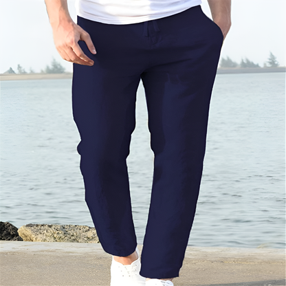 Men's Linen Casual Trousers