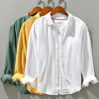 Men's Casual Shirt Breathable Fabric Comfortable