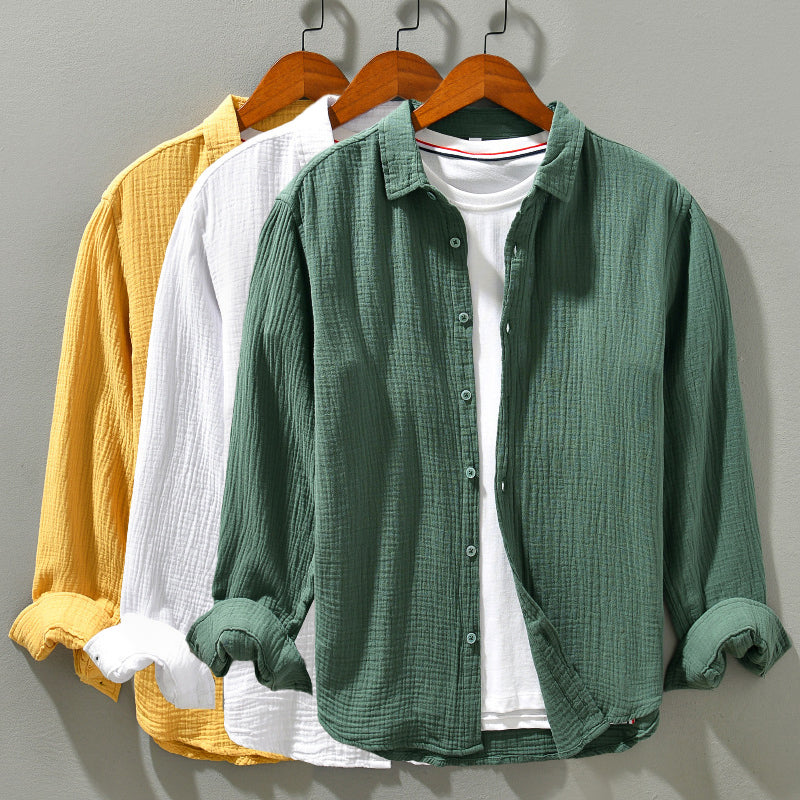 Men's Casual Shirt Breathable Fabric Comfortable