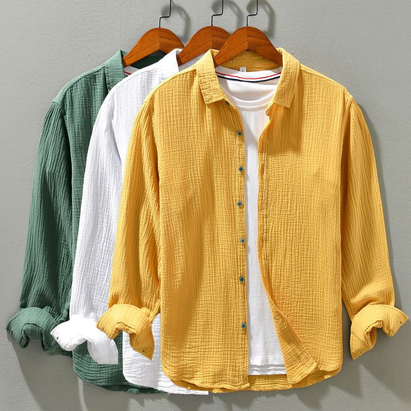 Men's Casual Shirt Breathable Fabric Comfortable