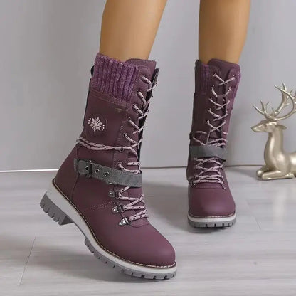 Women's Lace-Up Winter Combat Boots