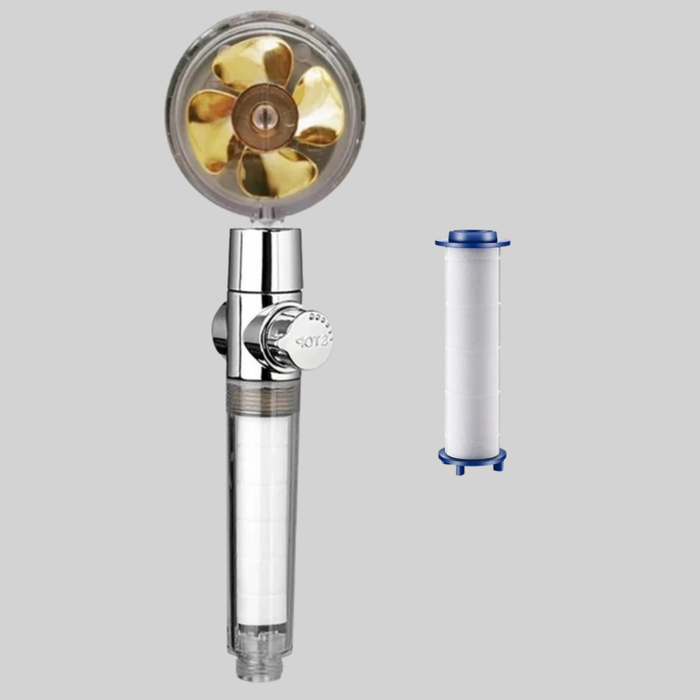 Rotating Shower Head High Pressure Rain Showerhead - Vonnera