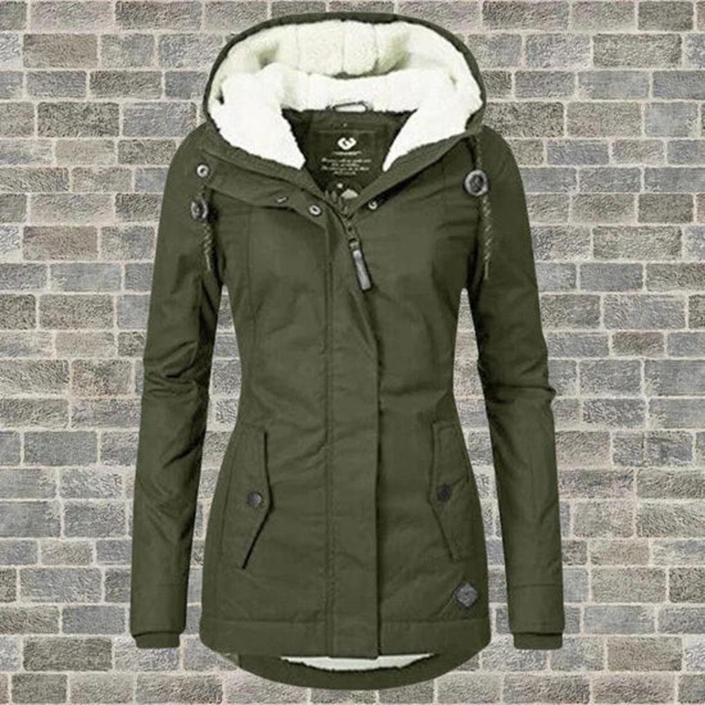 Women's Hooded Winter Coat Waterproof Insulated