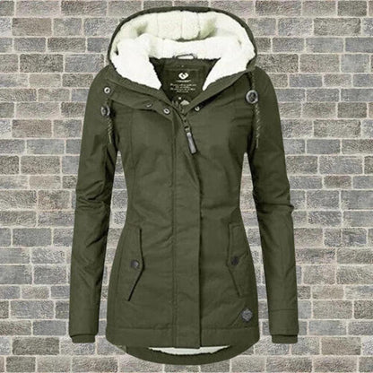 Women's Hooded Winter Coat Waterproof Insulated