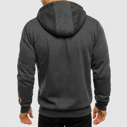 Men's Hooded Zip Jacket Casual