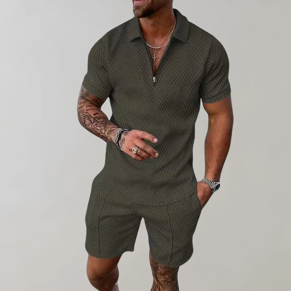 Men's 2-Piece Summer Set Casual Cotton - Vonnera