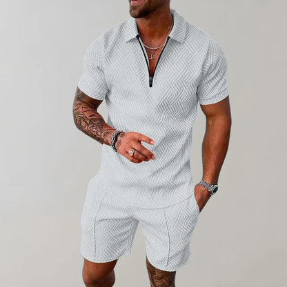 Men's 2-Piece Summer Set Casual Cotton