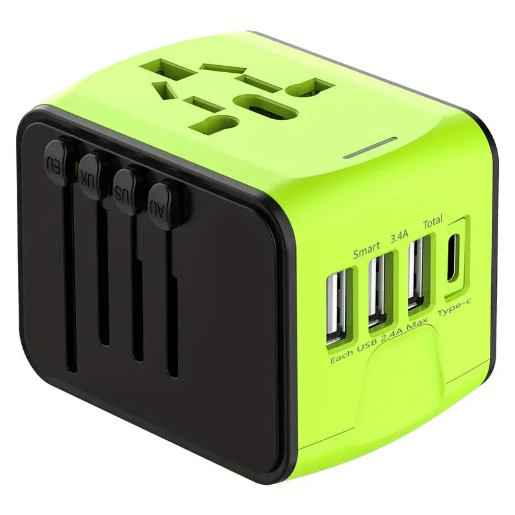 Universal Travel Adapter Compact Fast Charging