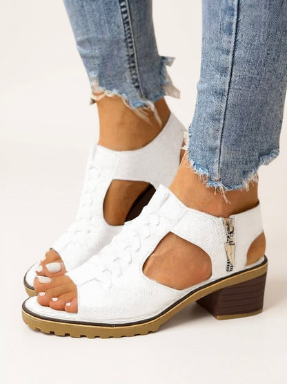 Women's Block Heel Cushioned Sandals