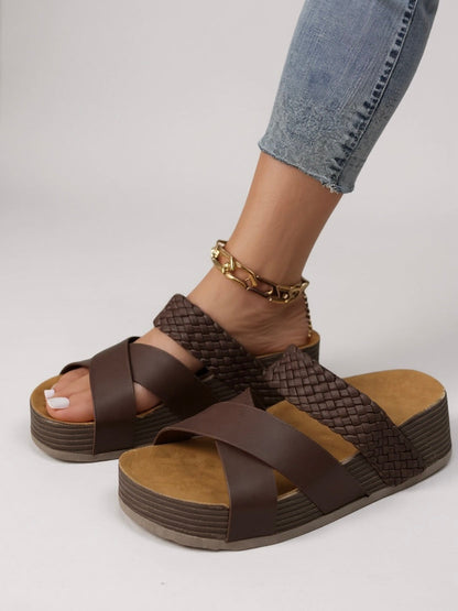 Glade | Women's Woven Platform Cushioned Sandals
