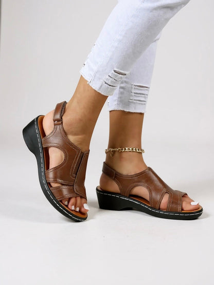 Women's Cushioned Adjustable Walking Sandals - Vonnera