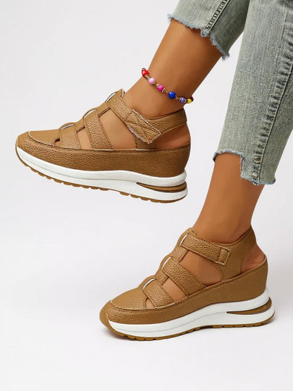 Freesia | Women's Platform Adjustable Sandals for Walking