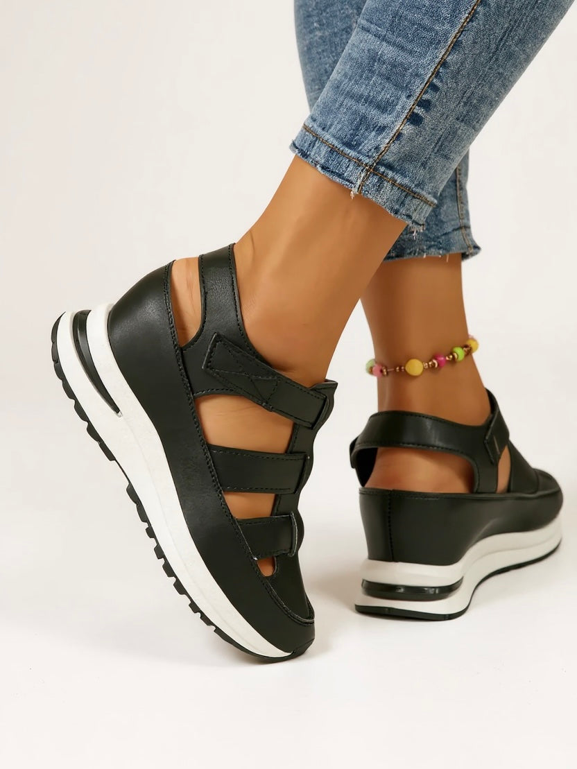 Freesia | Women's Platform Adjustable Sandals for Walking