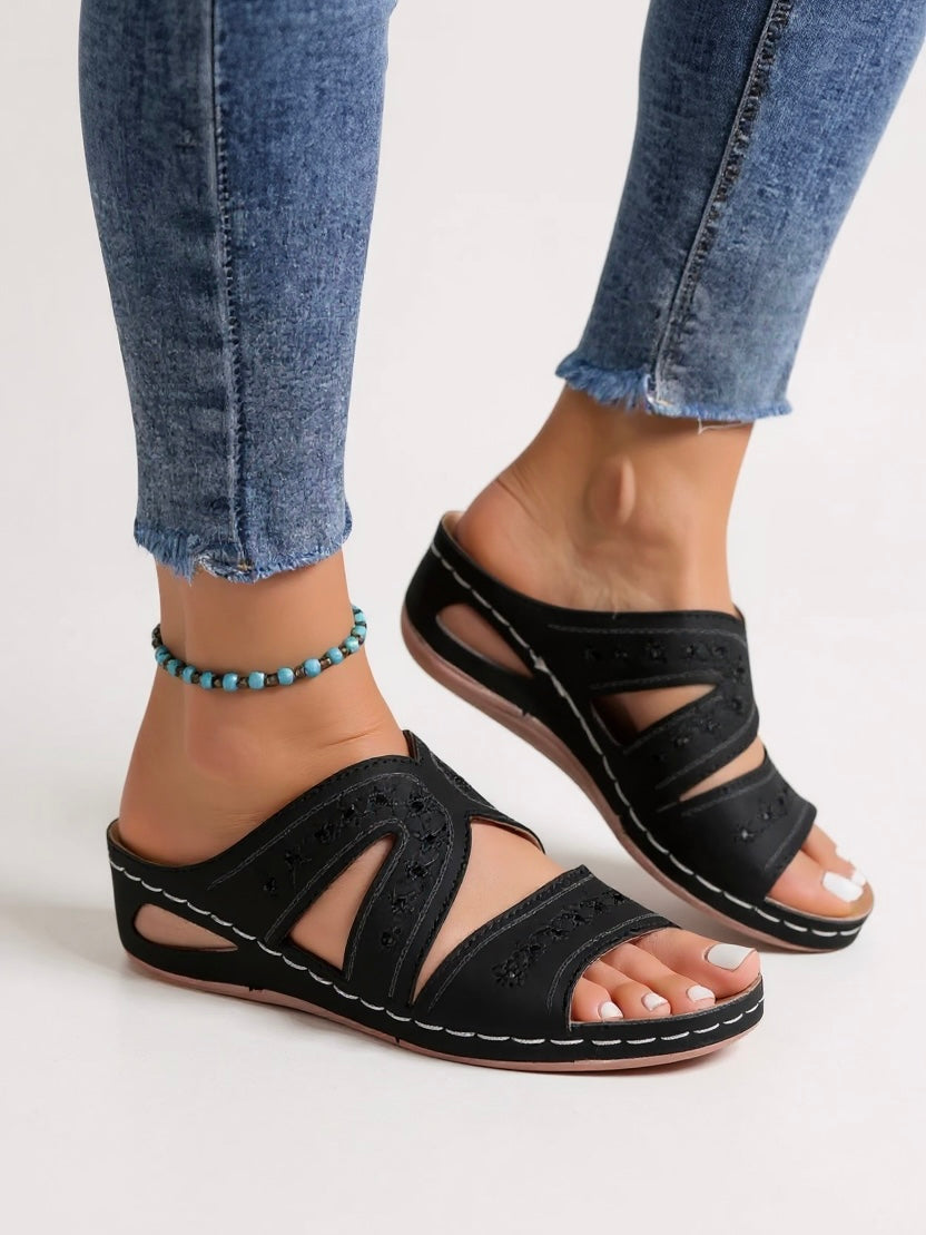 Margaux Women's Cushioned Slip On Sandals