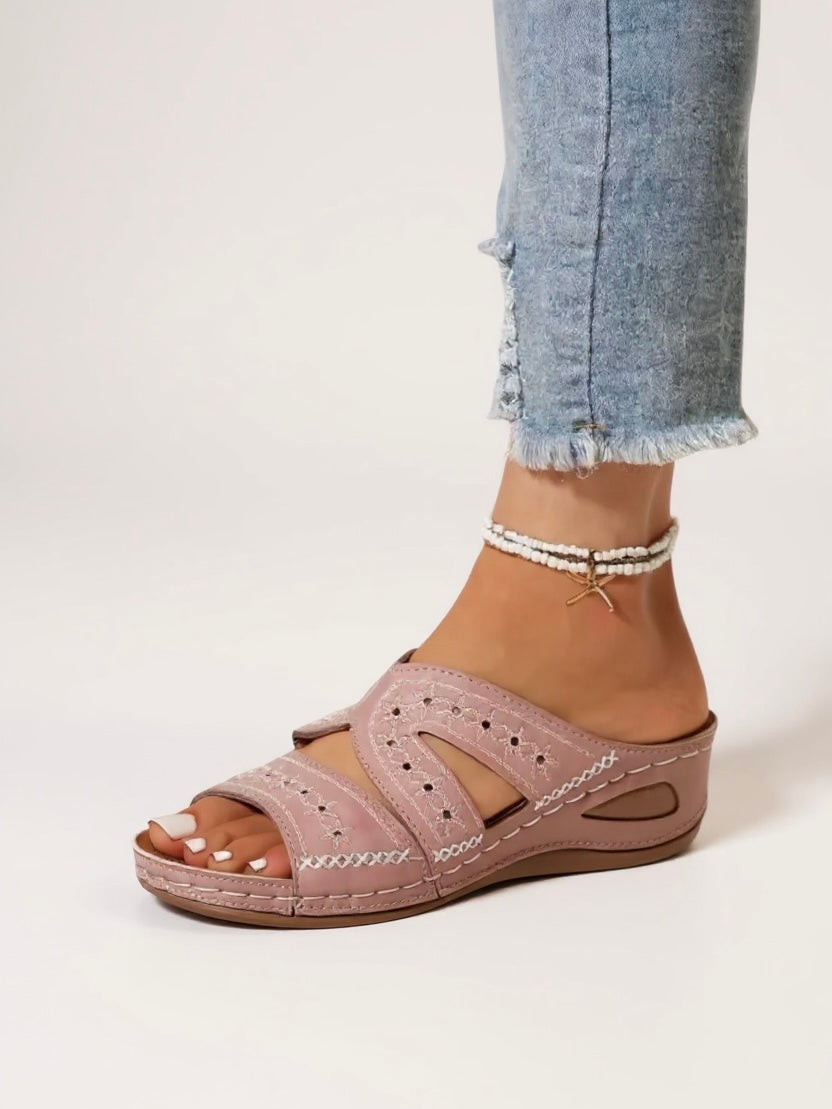 Margaux Women's Cushioned Slip On Sandals