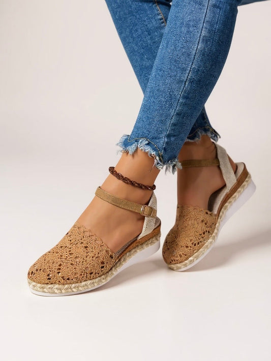 Darby Women's Woven Platform Sandals - Vonnera