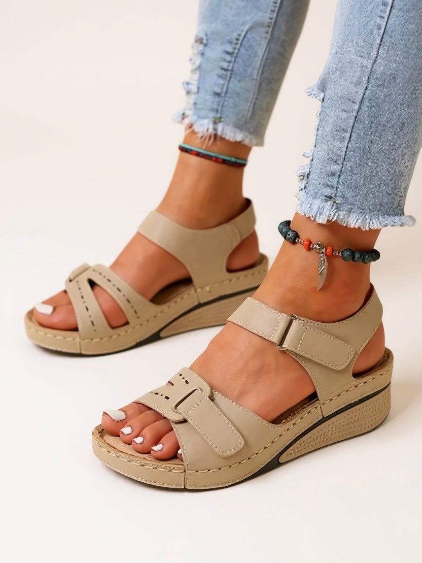 Maren | Women's Cushioned Adjustable Wedge Sandals