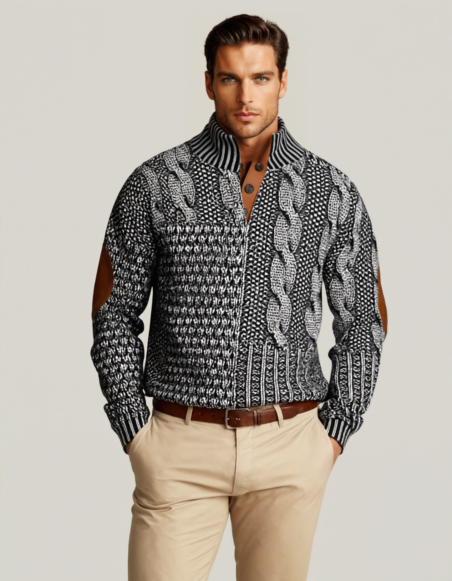 Men's Knit Sweater Wool