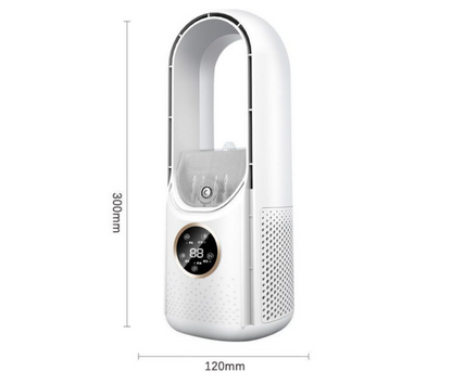 Compact Bladeless Table Fan Air Conditioner