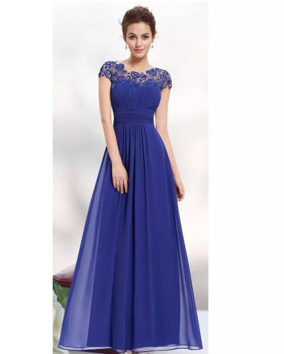 Women's V-Neck Bride Mother Dress