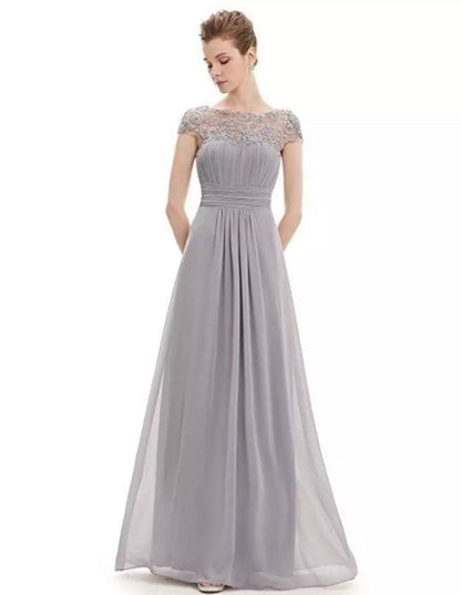 Women's V-Neck Bride Mother Dress