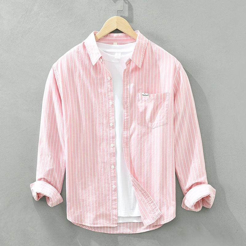 Men's Striped Casual Shirt