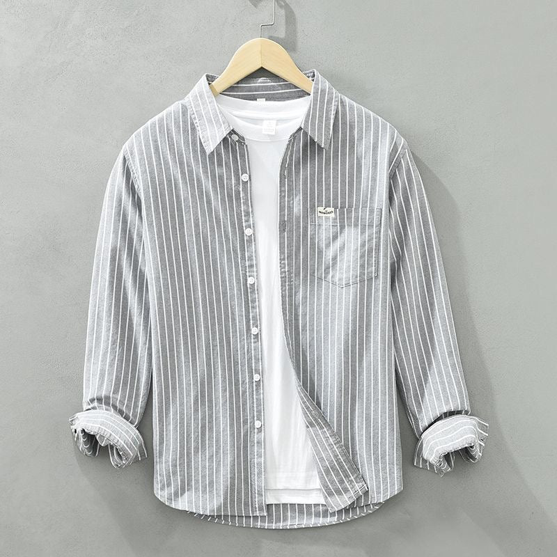 Men's Striped Casual Shirt