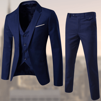 Men's 2-Piece Suit Notch Collar Vest - Vonnera