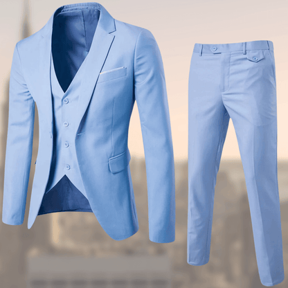 Men's 2-Piece Suit Notch Collar Vest
