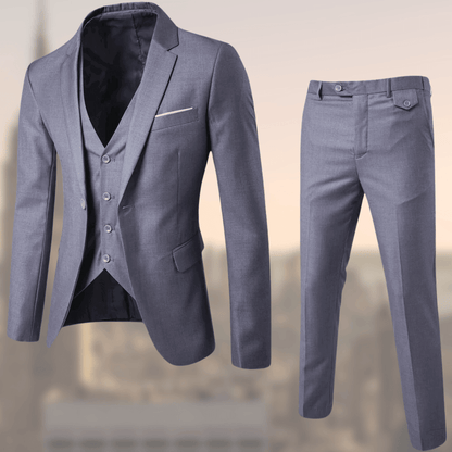 Men's 2-Piece Suit Notch Collar Vest