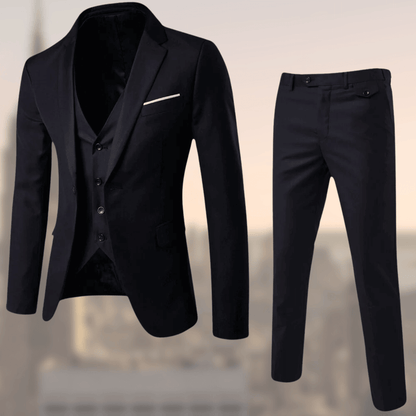 Men's 2-Piece Suit Notch Collar Vest
