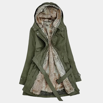 Women's Parka Coat Faux Fur Lining