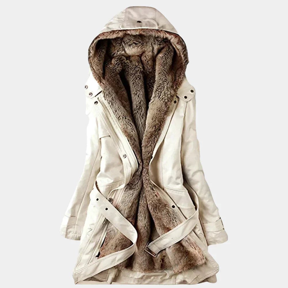 Women's Parka Coat Faux Fur Lining