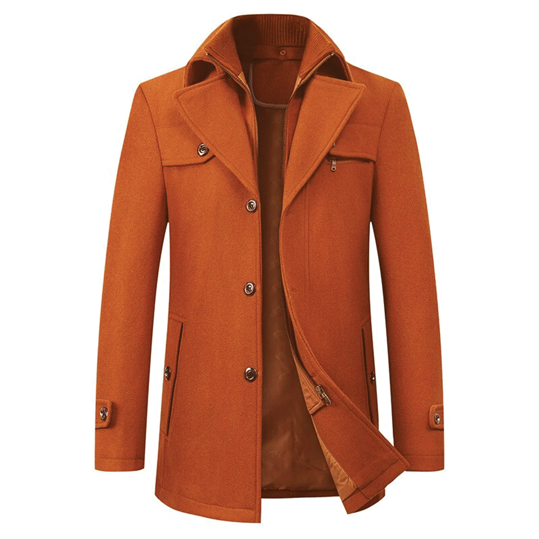 Marvin Men's Wool Blend Overcoat