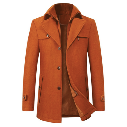 Marvin Men's Wool Blend Overcoat