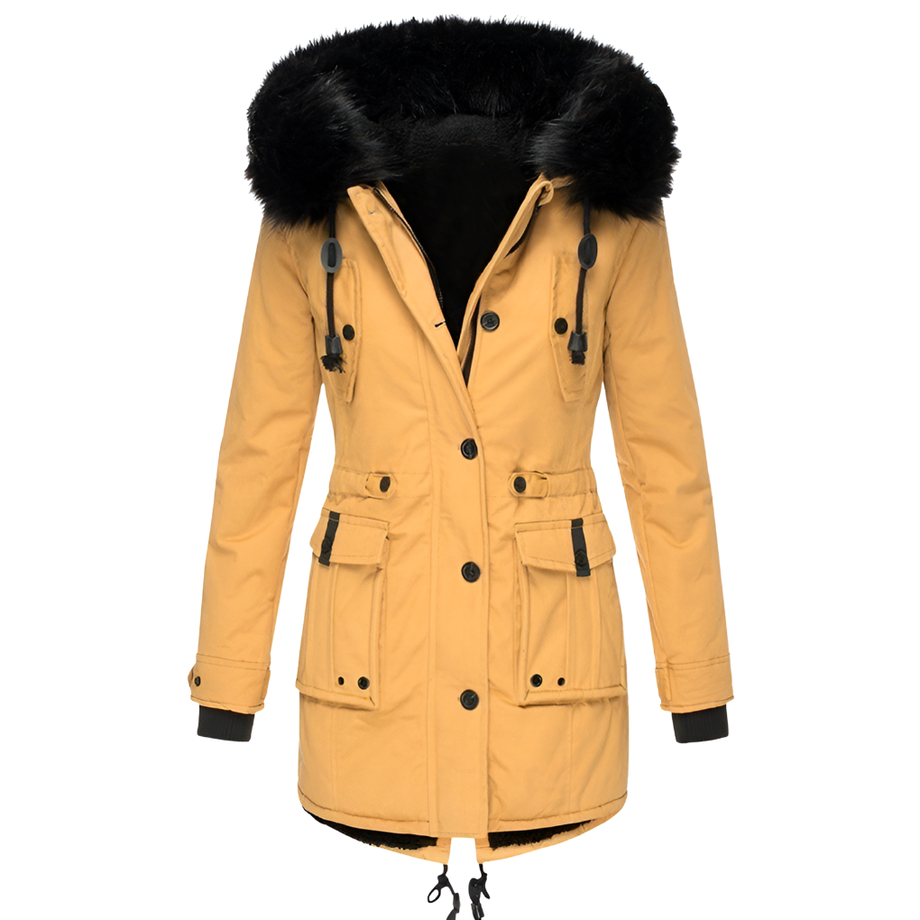 Women's Winter Parka Coat Hooded Warm