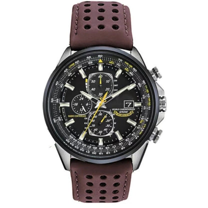 Men's Quartz Watch Leather Strap Analog