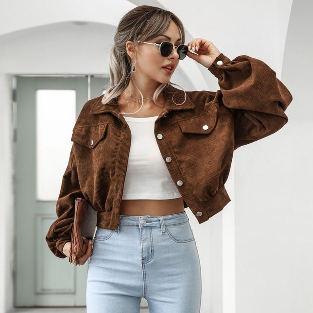 Women's Cotton Jacket Lightweight Beige