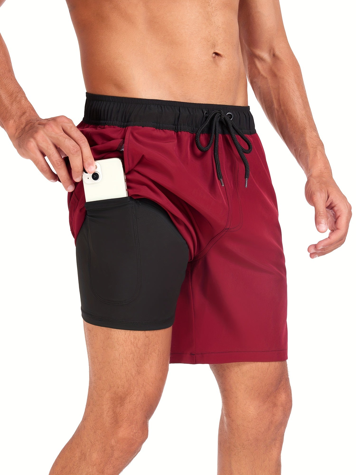 Men's Swim Shorts Inner Pocket - Vonnera