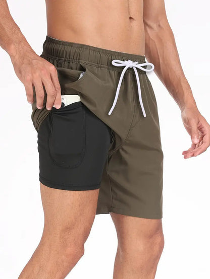 Men's Swim Shorts Inner Pocket