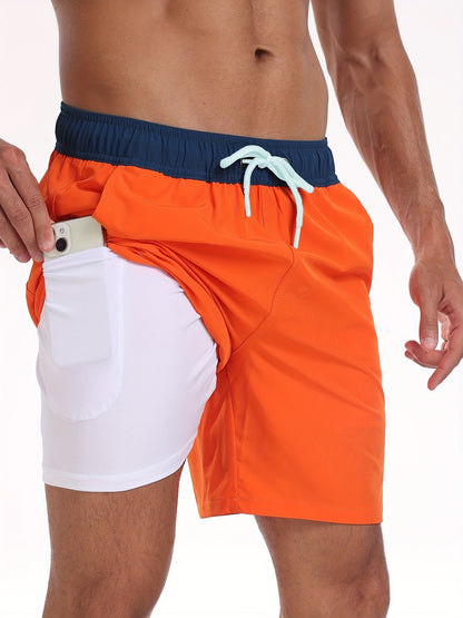 Men's Swim Shorts Inner Pocket